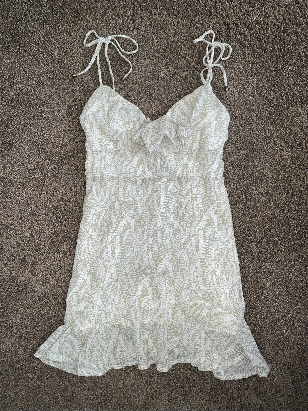 Light Green Mini Dress